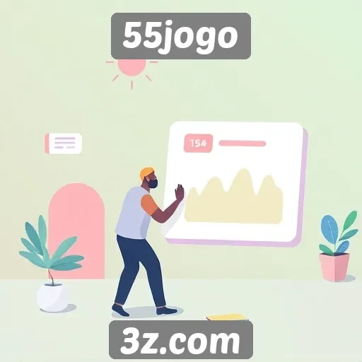 Evolução do design de interface no 55jogo